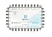 Produktbild Wisi 73623 "DY 0908" PROSWITCH Multischalter 9 in 8 Kaskade/Stand Alone, Passiv weiß/blau