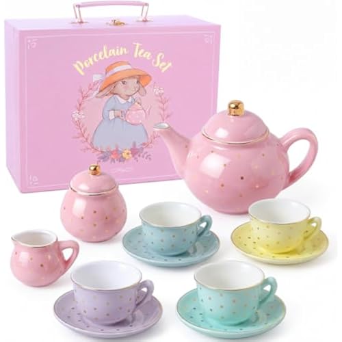 Giggle & Honey® Porcelain Tea Party Set for Girls