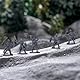 YARNOW 200Stücke Mini Figuren Mittelalterliche Soldaten Modelle Für Sandtisch Deko Detailreiche Miniaturmenschen Für Tabletop Spiele Und Heimdekoration