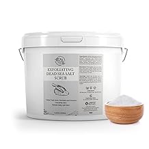 The Midwest Sea Salt Company - Exfoliating Dead Sea Salt Scrub - 128oz - Chamomile - Exfoliating Body Scrub