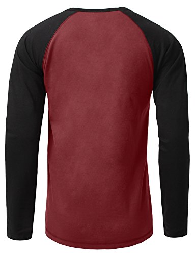 NE PEOPLE Long Sleeve Raglan Tshirt with Button Placket3