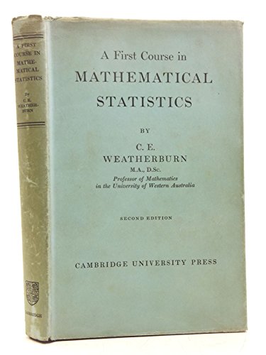 A First Course Mathematical Statistics view 2
