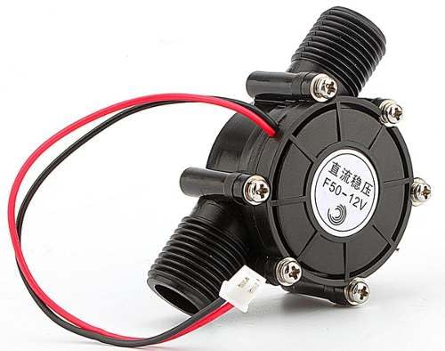 Mini Gerador Hidrelétrico de Fluxo de Água Hidro Turbina 12v 10w para Arduino, raspberry