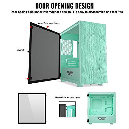 darkFlash DLM21 MESH Micro ATX Mini ITX Tower MicroATX Computer