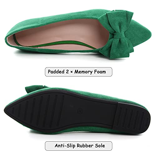 Image of Dear Time Women's Ballet Flats Dress Ballet Shoes Slip on for Office Work Comfortable Shoes