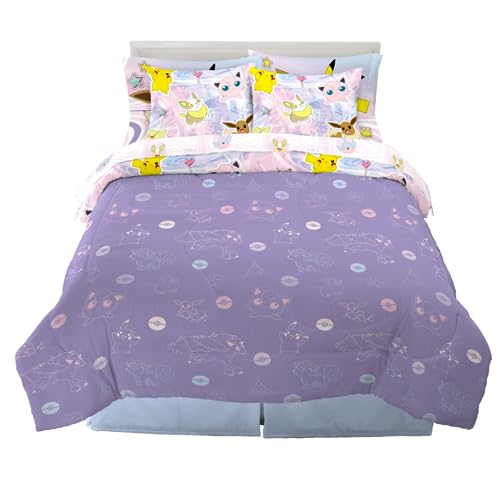 image for Franco Pokemon Girl Anime Kids Bedding Super Soft Comforter and Sheet 