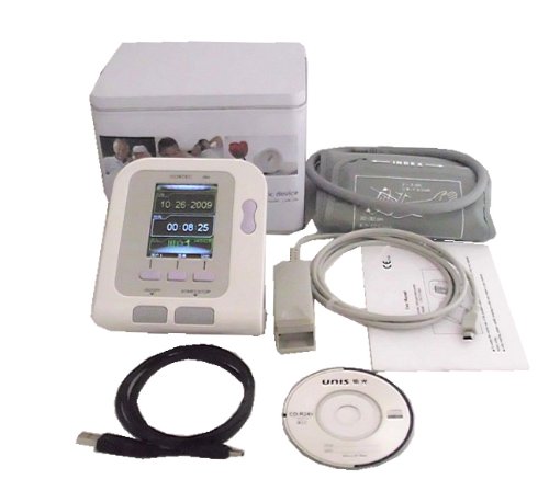 Contec08A Digital Upper Arm Blood Pressure Monitor, Pulse Rate & Spo2 Meter - One Machine, Multiple Functions #TOP7