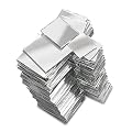 Square Mirror Tiles, Tiny Mirrors for Crafts and DIY (3 Sizes, 150 Pack)
