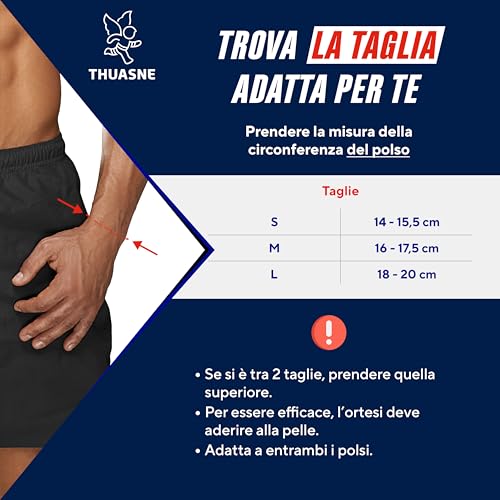 Thuasne - Strapping Da Pollice Sport - Protezione Pollice - Nero - Dimensione S - 3