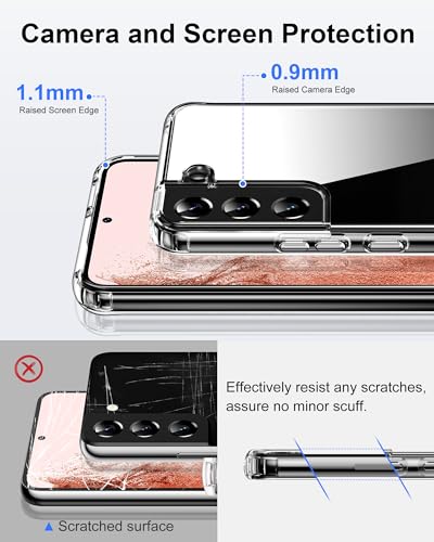 Image of HOOMIL Case for Samsung Galaxy S22 Plus, Anti-Yellowing, Black