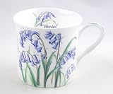 Heath McCabe Fine English Bone China Mug - Bluebell Chintz - 12 Ounce