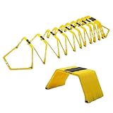 ZUKAM Hex Agility Rings for Speed Training & Agility Footwork Training Speed Hurdles Ladder(12 Ring)