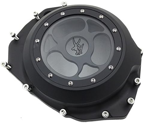 Black See Through Engine Clutch Cover for Suzuki GSXR1300 Hayabusa 1999-2013 / for Suzuki B-king 2008-2009