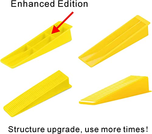 Tile Leveling System With Tile Pliers (1/16 Inch Tile Clips),1000 Piece Tile Spacer Clips And 300 Piece Reusable Tile Wedges,1 Installation Pliers. #TOP26