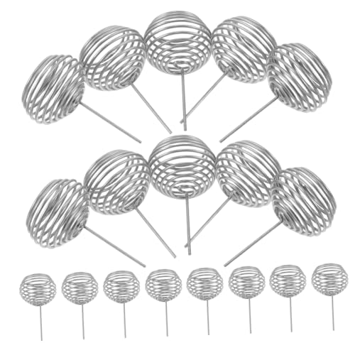 Milisten 50 pièces Conteneurs Acier Inoxydable pour Engrais de Bonsai Bacs de Nutrition pour Plantes et Cactus Distributeur Eau pour Jardinage et Potager