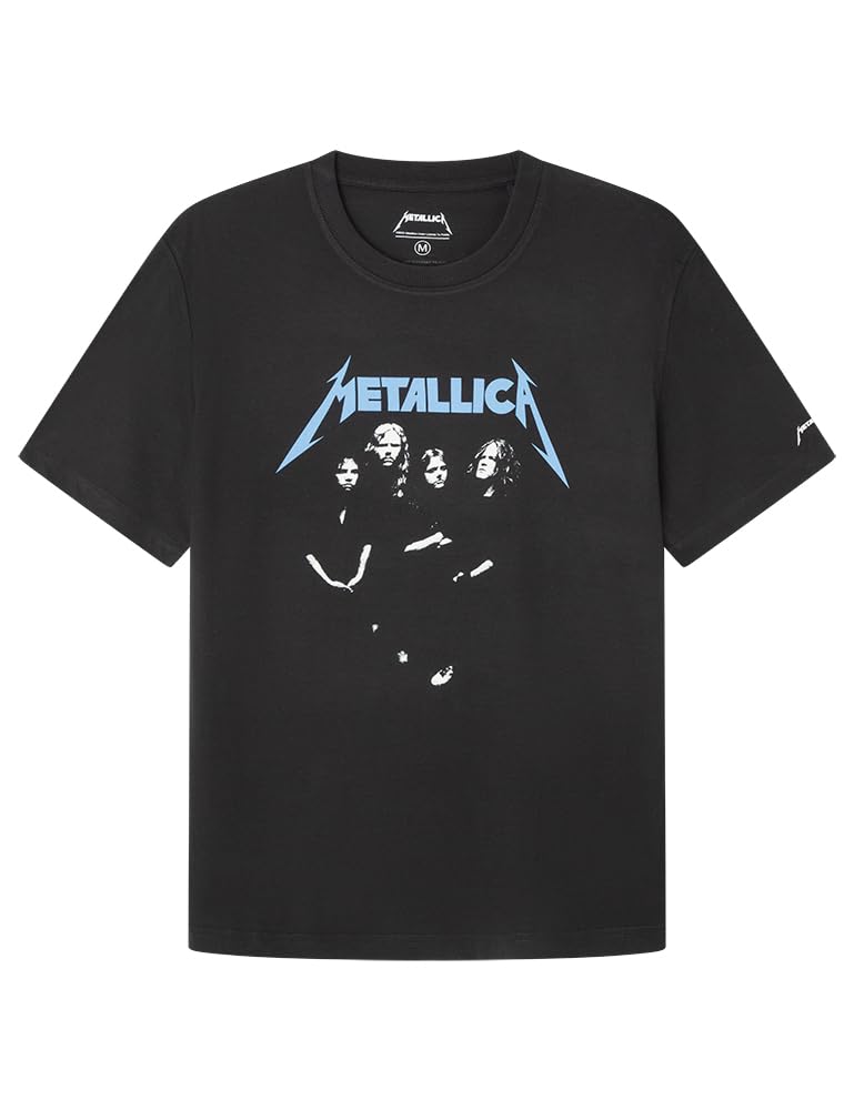 SPRINGFIELD Men's T-Shirt, Black Standard, XL