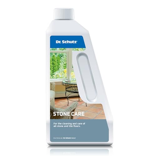 Dr. Schutz Stein Pflege 750 ml | Steinpflegemittel für Innen & Außen | Reinigungsmittel für Marmor, Granit, Naturstein | Steinbodenreiniger, Bodenpflege Fliesen & Stein