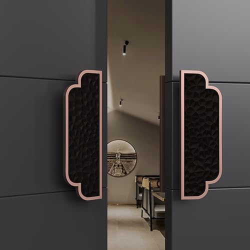 Poignées de porte double face en aluminium pour inviter l'harmonie chez vous