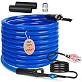 SZFY 25FT Heated Water Hose for RV,Heated Drinking Water Hose with Thermostat,Lead and BPA Free,1/2" Inner Diameter,Temperatures Down to -40°F Self-Regulating,Blue Appearance