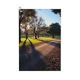 Asciugamano moderno con stampa autunnale con albero di olivo n. 46, per sacche da golf, per uomo e donna, 61 x 40 cm, alla moda, assorbente, ad asciugatura rapida, accessori per la pulizia della palla