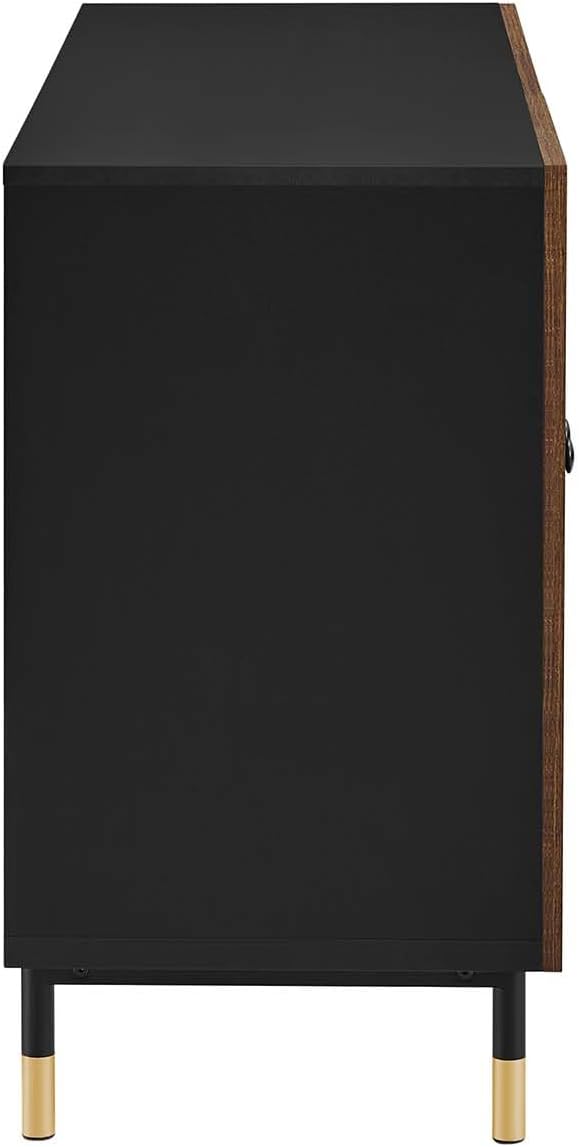 Modway EEI-6283-BLK-WAL Nexus Storage Cabinet Sideboard, Black Walnut