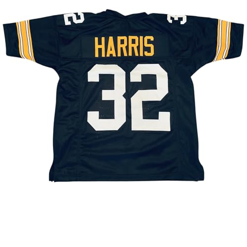 Franco Harris Black Jersey Stitched Custom Football New No Brand/Logos Youth Sizes (US, Alpha, Large, Regular, Black)