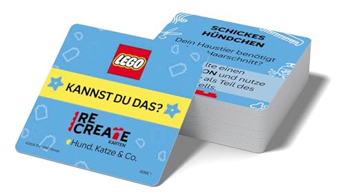LEGO® - ReCreate Karten - Hund, Katze & Co.: mit LEGO Elementen