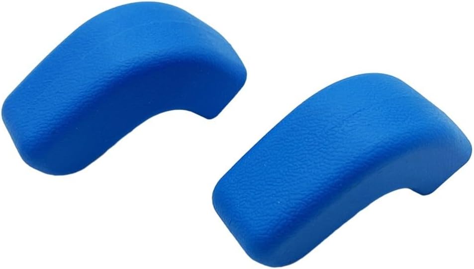 Front Bumper Tow Hook Covers for Jeep For Wrangler For JK For JL 2007-2023 Two Piece Set for Improved Tow Strap Handling and Coverage (Blue)