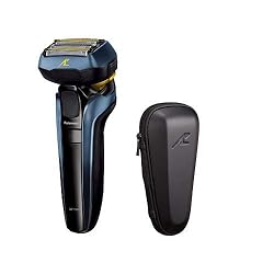 パナソニック ラムダッシュ リニア メンズシェーバー 5枚刃 お風呂剃り可 青 ES-LV5T-A + 収納ケースセット