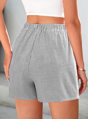 Image of PRETTYGARDEN Womens Summer Gingham Boxer Shorts