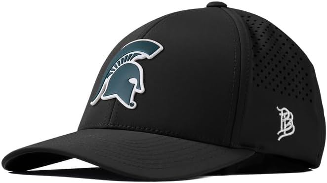 Branded Bills Officially Licensed x Indiana Hoosiers Curved Performance Collection Indiana Script PVC