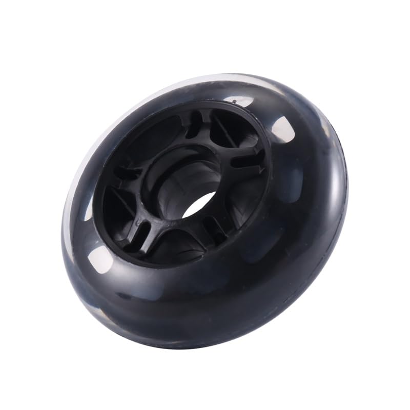 SPTOZYG Piezas de Scooters Ruedas De Equipaje De 80 Mm X 24 Mm Ruedas De Rodamientos De Acero Al Carbono for Maleta Skate 1 Par Larga Vida útil