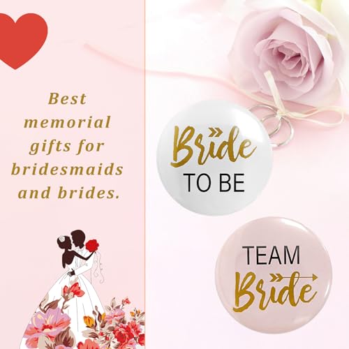 CPYJW 6 Pezzi Team Bride,Spille Amica della Sposa