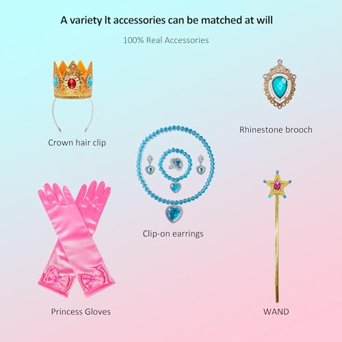 Disfraz de Princesa para Niñas 3-12 años miniatura 5