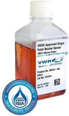 1300-050H - USDA Approved Origin Fetal Bovine Serum (FBS), Heat Inactivated - Life Science Seradigm USDA Approved Origin Fetal Bovine Serum (FBS) - Each