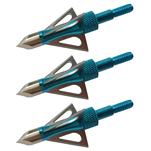 Zzuus 12Pcs Archery 3 Fixed Steel Blade 100 Grain Broadheads Hunting Arrow Tips For Compound Bow Crossbow #TOP4
