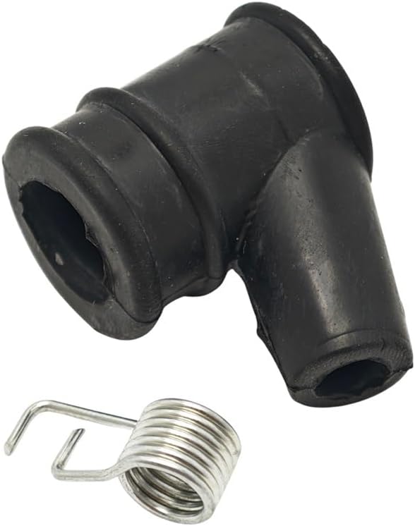 2pcs Lot Spark Plug Ignition Cap + Ignition Spring for Petrol Spare Replacement Tool Rubber Cap Garden Tool Accessories