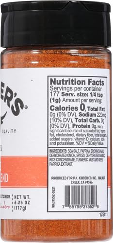 Generic K.inders Rub The Blend 6.25 oz (Pack Of 6)