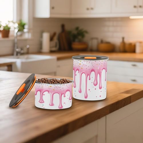 Envase hermético para café de acero inoxidable 17 oz miniatura 7