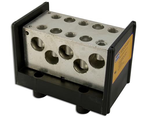 Ilsco PDB-55-600-1 AL MECH(P) (S)(5) 600-250 T UR, Silver