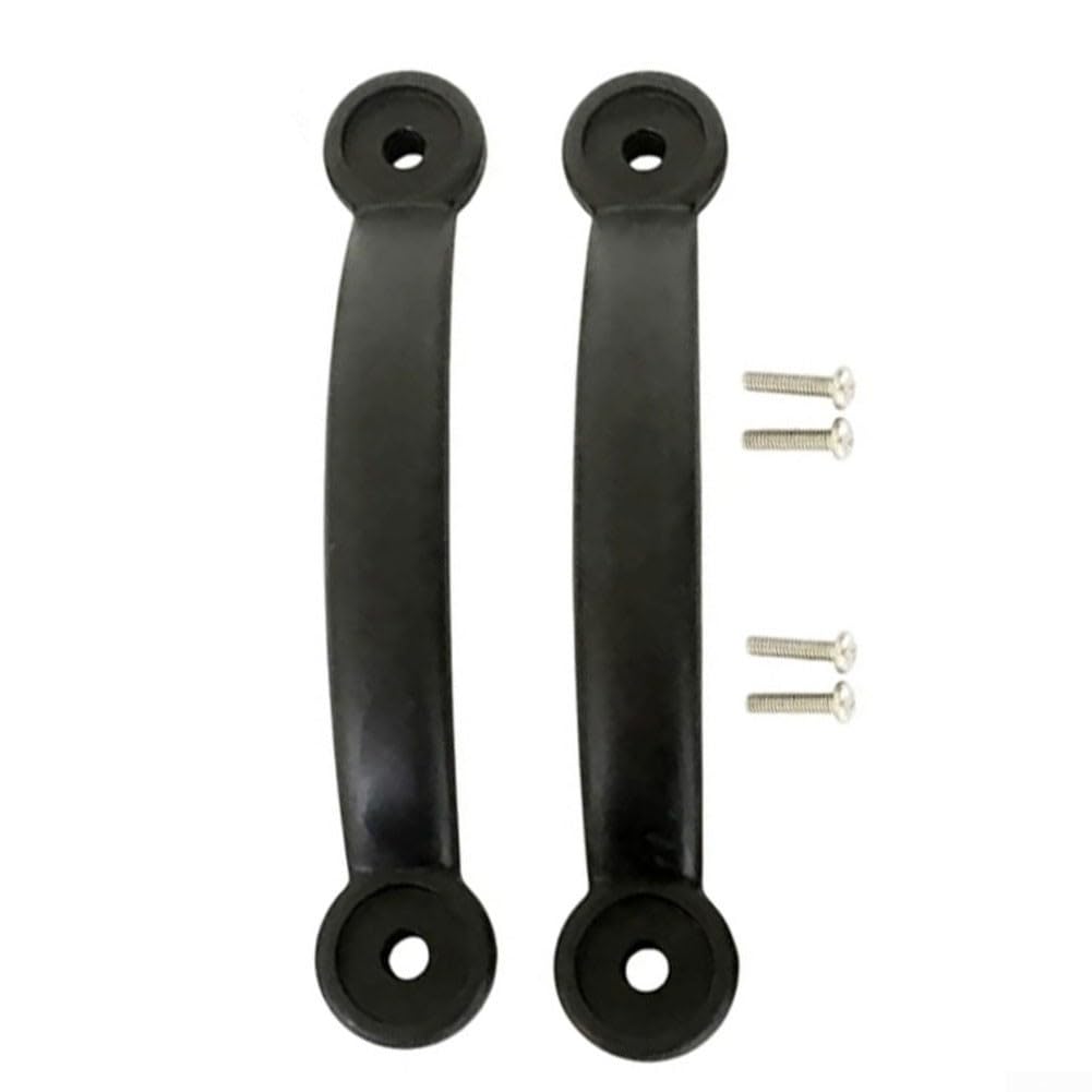 for kayak Carry Handles Pair Side Mount PU Plastic Replacement Grips for Canoe Boat Deck Rigging Heavy Duty Black 19cm