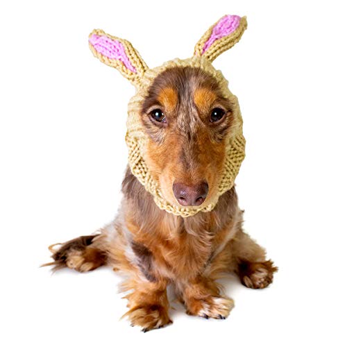 Zoo Snoods Jack Rabbit Dog Costume, Small Warm No Flap Ear Wrap Hood for Pets, Dog Easter Outfit with Rabbit Ears, Soft Yarn Ear Covers for Winters, Halloween, Christmas, New Year Zoo Snoods Jack Rabbit Dog Costume, Small Warm No Flap Ear Wrap Hood for Pets, Dog Easter Outfit with Rabbit Ears, Soft Yarn Ear Covers for Winters, Halloween, Christmas, New Year