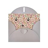 BeNtli Cartes de vœux, cartes avec enveloppes, cartes de vacances, cartes de remerciement, carte d'anniversaire,Shiba Inu Mélangé Sésame Rouge Chiens Noirs Et Feu Chien