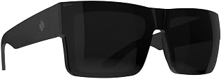 Spy Optic Cyrus Switch, Magnetic Square Sunglasses, Color and Contrast Enhancing Swap Lenses, Matte Black - Happy Gray Green & Happy Gray Green with Black Mirror