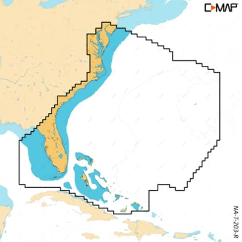 C-MAP Reveal X - Chesapeake Bay to The Bahamas, Map Card for Marine GPS chartplotters - Thumbnail 2