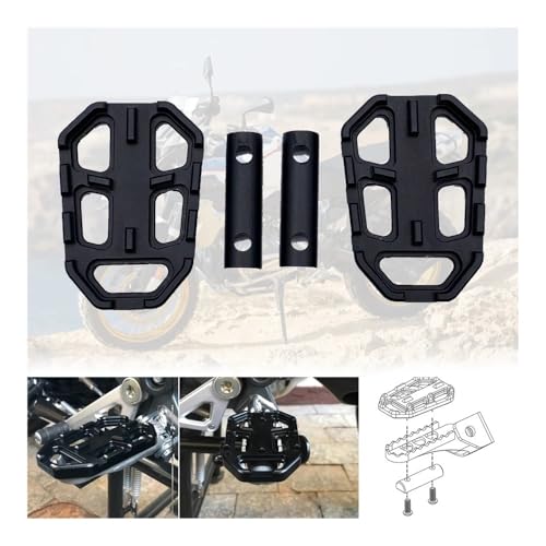 Repose-pieds larges moto pour voyager confortablement en F750GS et S1000XR - 5