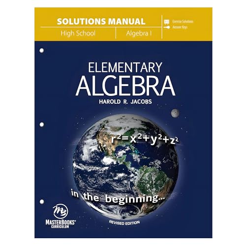 Elementary Algebra (Solutions Manual)