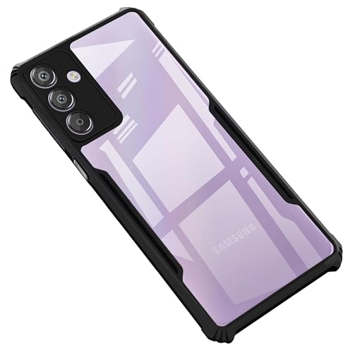 Image of Zapcase Back Case Cover for Samsung Galaxy F35 5G | Compatible for Samsung F35 5G Back Cover | Clear Case with Camera Protection | (TPU + PC | Matte Black)