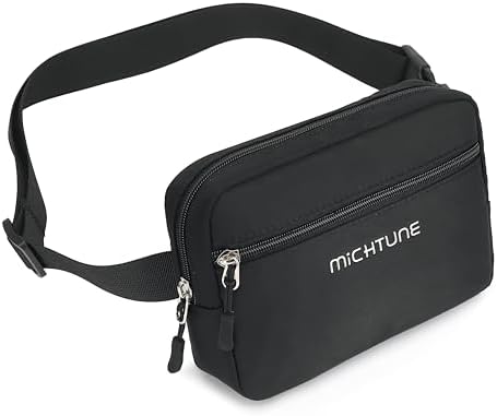 Belt Bag,Nylon Cross Body Fanny Pack for Women Men,Waterproof Fas...