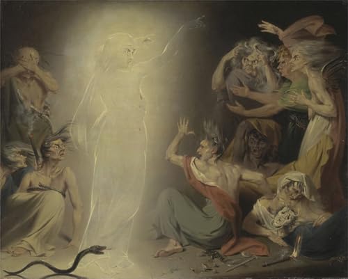 Impression sur Toile Le Fantôme de Clytemnestre de Downman Peinture Moderne